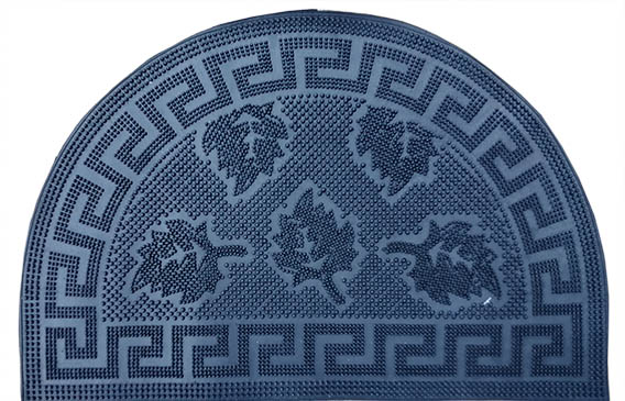 Коврик резиновый PIN MAT 45х75 (Этно) полукруг